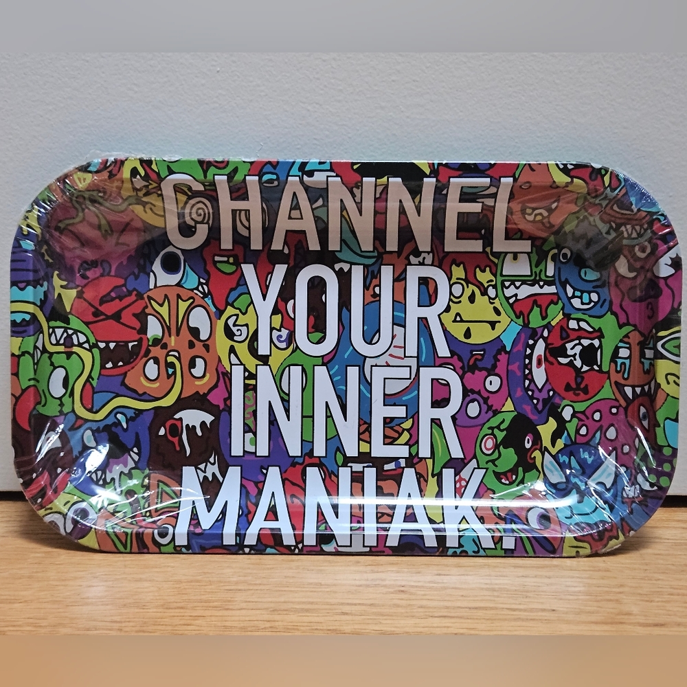 2 for $12: NWT Channel Your Inner Maniak Metal Rolling Tray